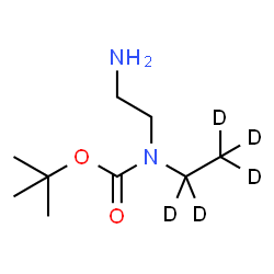 ChemSpider 2D Image | 2-Methyl-2-propanyl (2-aminoethyl)(~2~H_5_)ethylcarbamate | C9H15D5N2O2