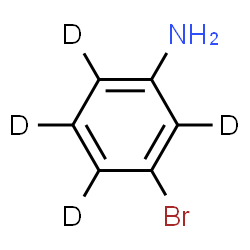 ChemSpider 2D Image | 3-Bromo(~2~H_4_)aniline | C6H2D4BrN