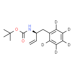 ChemSpider 2D Image | 2-Methyl-2-propanyl [(2S)-1-(~2~H_5_)phenyl-3-buten-2-yl]carbamate | C15H16D5NO2