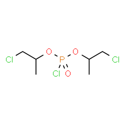 ChemSpider 2D Image | Bis(1-chloro-2-propanyl) phosphorochloridate | C6H12Cl3O3P