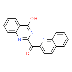 ChemSpider 2D Image | (4-Hydroxy-2-quinazolinyl)(2-quinolinyl)methanone | C18H11N3O2