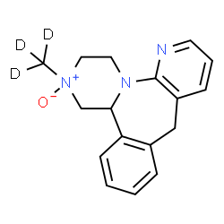ChemSpider 2D Image | 2-(~2~H_3_)Methyl-1,2,3,4,10,14b-hexahydropyrazino[2,1-a]pyrido[2,3-c][2]benzazepine 2-oxide | C17H16D3N3O