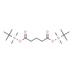 ChemSpider 2D Image | Bis[tert-butyl(dimethyl)silyl] pentanedioate | C17H36O4Si2