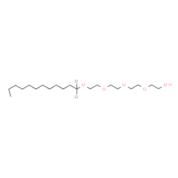 ChemSpider 2D Image | (13,13-~2~H_2_)-3,6,9,12-Tetraoxatetracosan-1-ol | C20H40D2O5