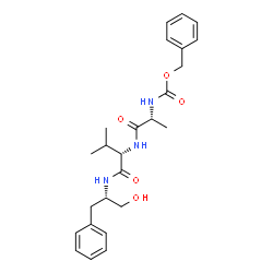 ChemSpider 2D Image | N-[(Benzyloxy)carbonyl]-D-alanyl-N-[(2S)-1-hydroxy-3-phenyl-2-propanyl]-L-valinamide | C25H33N3O5