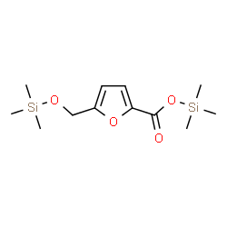 ChemSpider 2D Image | Trimethylsilyl 5-{[(trimethylsilyl)oxy]methyl}-2-furoate | C12H22O4Si2