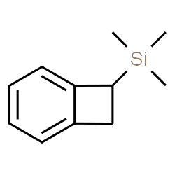 ChemSpider 2D Image | Bicyclo[4.2.0]octa-1,3,5-trien-7-yl(trimethyl)silane | C11H16Si