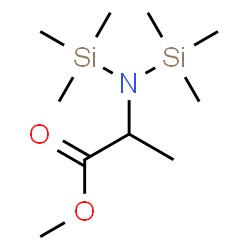 ChemSpider 2D Image | Methyl N,N-bis(trimethylsilyl)alaninate | C10H25NO2Si2