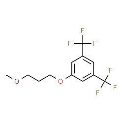 ChemSpider 2D Image | 1-(3-Methoxypropoxy)-3,5-bis(trifluoromethyl)benzene | C12H12F6O2