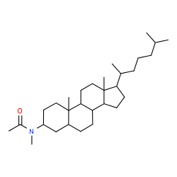 ChemSpider 2D Image | N-(Cholestan-3-yl)-N-methylacetamide | C30H53NO