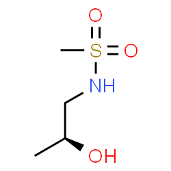 ChemSpider 2D Image | N-[(2S)-2-Hydroxypropyl]methanesulfonamide | C4H11NO3S