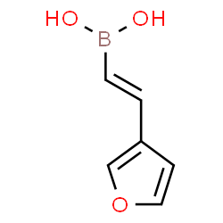 ChemSpider 2D Image | [(E)-2-(3-Furyl)vinyl]boronic acid | C6H7BO3