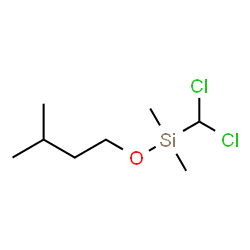 ChemSpider 2D Image | (Dichloromethyl)(isopentyloxy)dimethylsilane | C8H18Cl2OSi