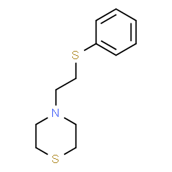 ChemSpider 2D Image | 4-[2-(Phenylsulfanyl)ethyl]thiomorpholine | C12H17NS2