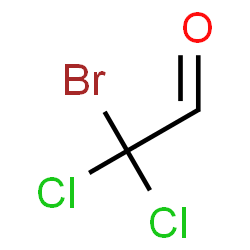 ChemSpider 2D Image | bromodichloroacetaldehyde | C2HBrCl2O
