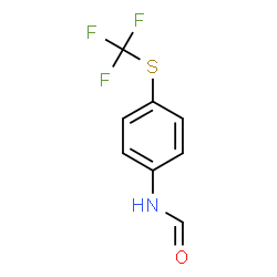 ChemSpider 2D Image | N-{4-[(Trifluoromethyl)sulfanyl]phenyl}formamide | C8H6F3NOS