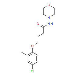 ChemSpider 2D Image | 4-(4-Chloro-2-methylphenoxy)-N-(4-morpholinyl)butanamide | C15H21ClN2O3