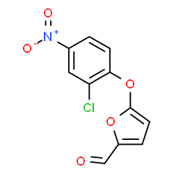 ChemSpider 2D Image | 5-(2-Chloro-4-nitrophenoxy)-2-furaldehyde | C11H6ClNO5
