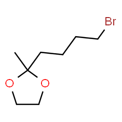 ChemSpider 2D Image | 2-(4-Bromobutyl)-2-methyl-1,3-dioxolane | C8H15BrO2