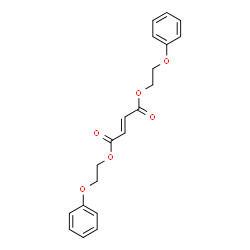 ChemSpider 2D Image | Bis(2-phenoxyethyl) (2E)-2-butenedioate | C20H20O6