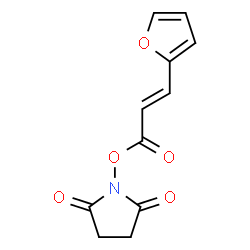 ChemSpider 2D Image | 1-{[(2E)-3-(2-Furyl)-2-propenoyl]oxy}-2,5-pyrrolidinedione | C11H9NO5