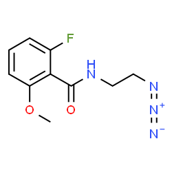 ChemSpider 2D Image | N-(2-Azidoethyl)-2-fluoro-6-methoxybenzamide | C10H11FN4O2