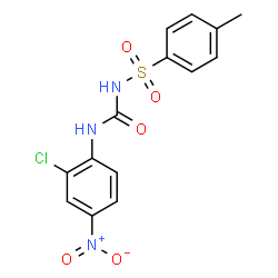 ChemSpider 2D Image | N-[(2-Chloro-4-nitrophenyl)carbamoyl]-4-methylbenzenesulfonamide | C14H12ClN3O5S