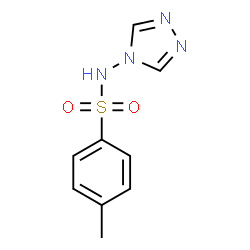 ChemSpider 2D Image | N-(4H-1,2,4-Triazol-4-yl)-p-toluenesulfonamide | C9H10N4O2S