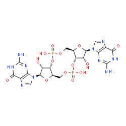 ChemSpider 2D Image | cyclic diguanylic acid | C20H24N10O14P2