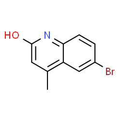 ChemSpider 2D Image | 6-Bromo-4-methyl-2-quinolinol | C10H8BrNO