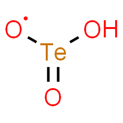 ChemSpider 2D Image | Tellurinooxidanyl | HO3Te