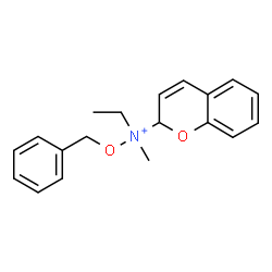 ChemSpider 2D Image | (Benzyloxy)(2H-chromen-2-yl)ethyl(methyl)ammonium | C19H22NO2