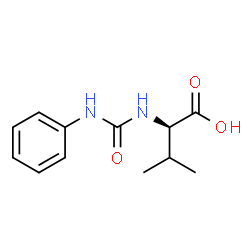 ChemSpider 2D Image | N-(Phenylcarbamoyl)-D-valine | C12H16N2O3