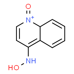 ChemSpider 2D Image | 4-(Hydroxyamino)-1-oxo-1,8a-dihydroquinolinium | C9H9N2O2