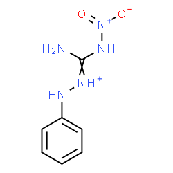 ChemSpider 2D Image | 1-[Amino(nitroamino)methylene]-2-phenylhydrazinium | C7H10N5O2