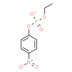 ChemSpider 2D Image | Ethyl 4-nitrophenyl phosphate | C8H9NO6P