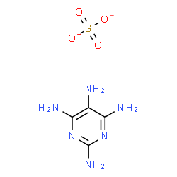 ChemSpider 2D Image | pyrimidine-2,4,5,6-tetramine sulfate | C4H8N6O4S