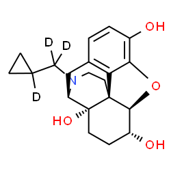 ChemSpider 2D Image | 6beta-Naltrexol-d3 | C20H22D3NO4