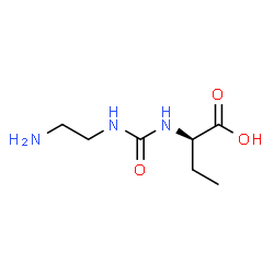 ChemSpider 2D Image | (2R)-2-{[(2-Aminoethyl)carbamoyl]amino}butanoic acid | C7H15N3O3