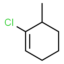 ChemSpider 2D Image | 1-Chloro-6-methylcyclohexene | C7H11Cl