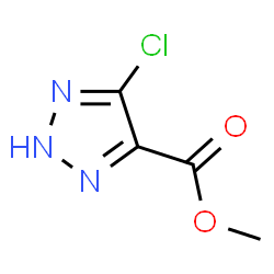 ChemSpider 2D Image | Methyl 5-chloro-2H-1,2,3-triazole-4-carboxylate | C4H4ClN3O2
