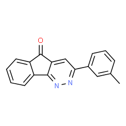 ChemSpider 2D Image | 3-(3-Methylphenyl)-5H-indeno[1,2-c]pyridazin-5-one | C18H12N2O