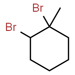 ChemSpider 2D Image | 1,2-Dibromo-1-methylcyclohexane | C7H12Br2