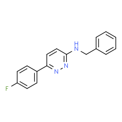 ChemSpider 2D Image | N-Benzyl-6-(4-fluorophenyl)-3-pyridazinamine | C17H14FN3