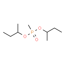 ChemSpider 2D Image | dibutan-2-yl methylphosphonate | C9H21O3P