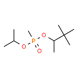 ChemSpider 2D Image | Isopropyl 1,2,2-trimethylpropyl methylphosphonate | C10H23O3P