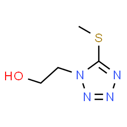 ChemSpider 2D Image | 2-[5-(Methylsulfanyl)-1H-tetrazol-1-yl]ethanol | C4H8N4OS
