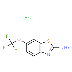 ChemSpider 2D Image | Riluzole HCl | C8H6ClF3N2OS