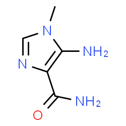 ChemSpider 2D Image | 5-Amino-1-methyl-1H-imidazole-4-carboxamide | C5H8N4O