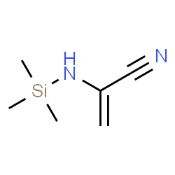 ChemSpider 2D Image | 2-[(Trimethylsilyl)amino]acrylonitrile  | C6H12N2Si